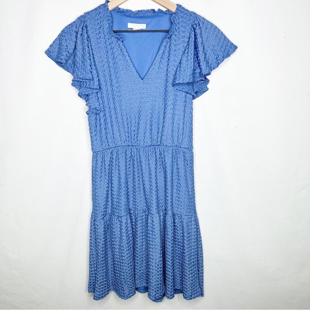 LONDON TIMES Blue Dress in PS